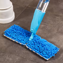 Quick Spray Duo Flat Spray Mop Head Refill | Microfibre Mop Head Pad | Cleans Laminate, Wood & Tile Flooring | No-Touch Reversible Mop Head
