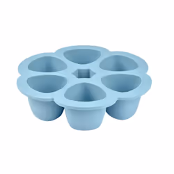 BEABA Silikonbehälter 6x90 ml Blue
