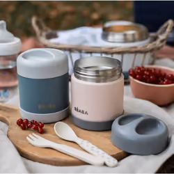 BÃABA - Thermal Meal Preservation Container - For Baby and Children - 100% Airtight - Stainless Steel - Keeps food Hot or Cold for more than 5 hours - Additional view 2