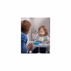 BABA Baby Spoons Silicone weaning spoon 1st stage Blue