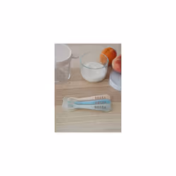 BABA Baby Spoons Silicone weaning spoon 1st stage Blue