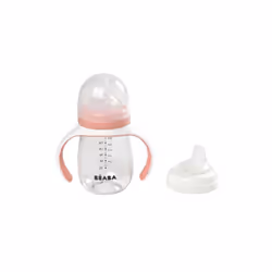 BEABA 2 in 1 learning bottle 210 ml - old pink - Additional view 2