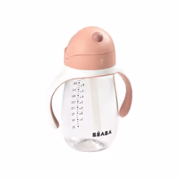 BEABA Straw cup 300 ml - old pink