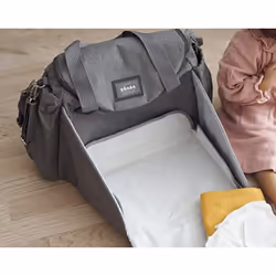 BEABA 940274 Sydney II Changing Bag, Diaper Bag, Baby Changing Mats, Grey