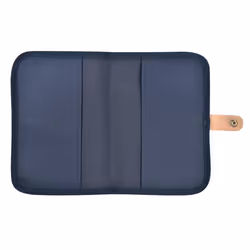 BÃ©aba Health Book Cover, Geneva, 2 Inside Pockets, Press Stud, Waterproof Fabric, Navy