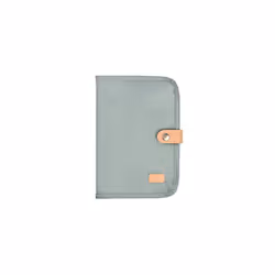 BÃABA, Health Book Cover, Geneva, 2 Inside Pockets, Press Stud, Waterproof Fabric, sage Green