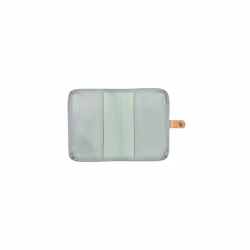 BÃABA, Health Book Cover, Geneva, 2 Inside Pockets, Press Stud, Waterproof Fabric, sage Green