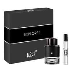 MONTBLANC Explorer Eau de Parfum 2 Piece Set - 1.7 fl. oz. Spray  0.25 fl. oz. Travel Spray - Long Lasting Fragrance with notes of Sage  Sandalwood &
