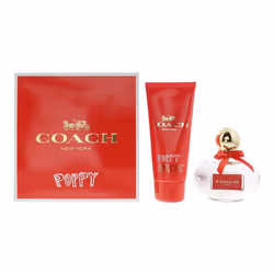 Coach Poppy Gift Set 100ml EDP Spray + 100ml Body Lotion