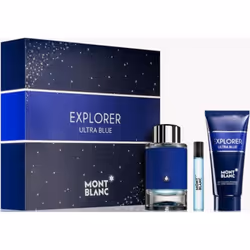 Montblanc Explorer Ultra Blue Gift Set 100ml EDP Spray + 7.5ml EDP + Deodorant