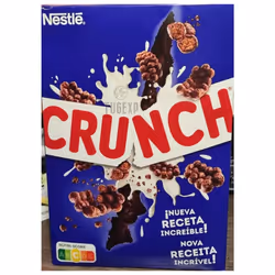 Nestle Crunch Chocolate Whole Grain Cereal Breakfast 375 Gr 13.22 Oz