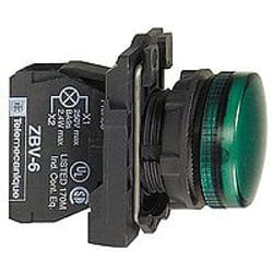 Schneider Electric XB5AVB3 alarm light indicator 24 V Green