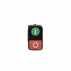 Harmony XB5 ONOFF Push Button Switch Plastic Green Flush Marked I Red Projecting Marked O 1NO 1NC 22mm Mount XB5AL73415