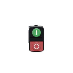 Harmony XB5 ONOFF Push Button Switch Plastic Green Flush Marked I Red Projecting Marked O 1NO 1NC 22mm Mount XB5AL73415