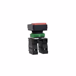 Harmony XB5 ONOFF Push Button Switch Plastic Green Flush Marked I Red Projecting Marked O 1NO 1NC 22mm Mount XB5AL73415 - Additional view 6