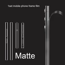 Samsung Galaxy S24 S23 Ultra S23 Plus Side Matte Screen Protector Film Hydrogel Protective Frame Film Border Sticker - S24 Ul ...