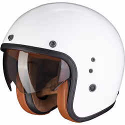 Scorpion Belfast Evo Luxe Jet Helmet, white, Size XL for Men