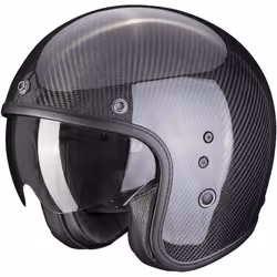 Scorpion Belfast Evo Carbon Jet Helmet, black, Size M for Men