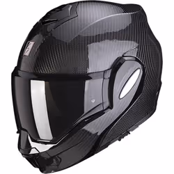 Scorpion Exo-Tech Evo Solid Carbon Helmet, black, Size L for Men