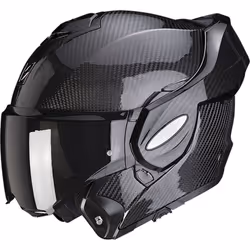 Scorpion Exo-Tech Evo Solid Carbon Helmet, black, Size L for Men