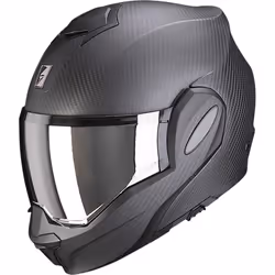 Scorpion Exo-Tech Evo Solid Carbon Helmet, black, Size 2XL for Men