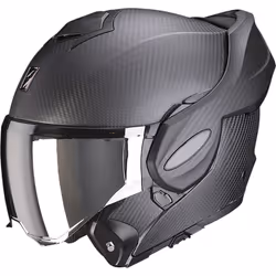 Scorpion Exo-Tech Evo Solid Carbon Helmet, black, Size 2XL for Men