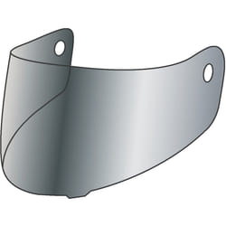 Scorpion KDF-19 22.06 EXO-HX1 Carbon SE Visor, silver for Men