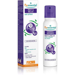 Puressentiel Rest & Relax Air Spray 200ml - Natural remedy for serene & restful nights, Sleep, Relaxation, Tested efficacy, 100% Natural origin, 12