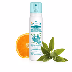 Puressentiel Circulation Express Tonic Spray 100 ml, Oil, Refreshing, Strengthening, Tonifying, Universal, 100 ml, Spray, ALC ...