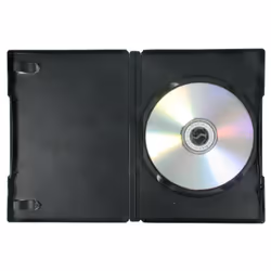 25 x Amaray Single Black DVD/CD/BLU RAY Case In Dragon Trading Branded Packaging