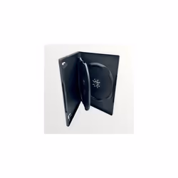 10 x Dragon Trading 3 Disc Black DVD Case with Swing Tray and 14mm Spine