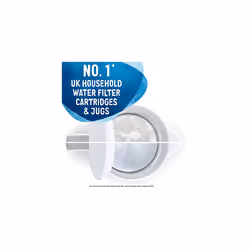 Classic replacement water filter cartridges, reduce chlorine, limescale and impurities - 3 pack