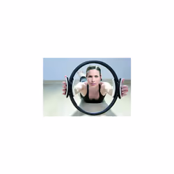Unisex Adult Pilates Ring, Black/Grey, Diam. Approx. 38 cm