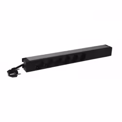 Middle Atlantic Products 646806, Basic, 1U, Single-phase, Horizontal/Vertical, Aluminium, Black
