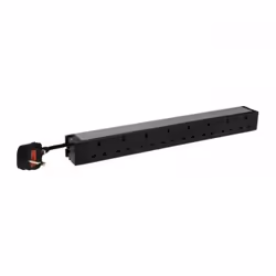 Middle Atlantic Products 646813, Basic, 1U, Single-phase, Horizontal/Vertical, Aluminium, Black