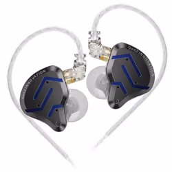 KZ ZSN PRO 2 Hifi Earphones 1BA+1DD Hybrid Driver In Ear Metal Wired Earbuds Bass Music Sport Headset Noise Cancelling Headph ...