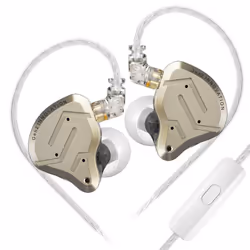 KZ ZSN PRO 2 Hifi Earphones 1BA+1DD Hybrid Driver In Ear Metal Wired Earbuds Bass Music Sport Headset Noise Cancelling Headph ...