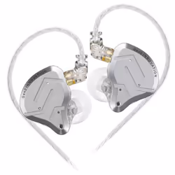 KZ ZSN PRO 2 Hifi Earphones 1BA+1DD Hybrid Driver In Ear Metal Wired Earbuds Bass Music Sport Headset Noise Cancelling Headphones. - gold, With Mic
