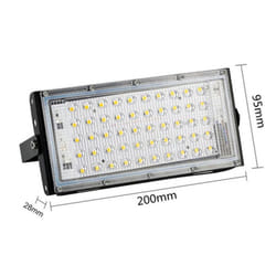 Led  Floodlight 50w 220v Outdoor Waterproof Energy Conservation Yard Football Garden Light - Warm light