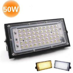 Led  Floodlight 50w 220v Outdoor Waterproof Energy Conservation Yard Football Garden Light - Red light