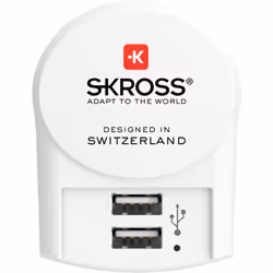SKROSS | 1.302421 | European USB Charger (2xA) | Charger - 2 x 2.4 A