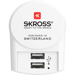 SKROSS | 1.302421 | European USB Charger (2xA) | Charger - 2 x 2.4 A