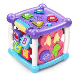 VTech Busy Learners Activity Cube, 5 sides of play, Purple