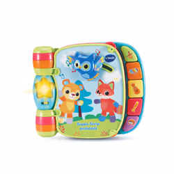 VTech Baby SUPER LIVRE ENCHANTÉ DES LOULOUS (BLEU), 0.5 yr(s), AAA, Plastic, Multicolour