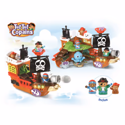 VTech Tut Tut Copains Super bateau pirate 2 en 1