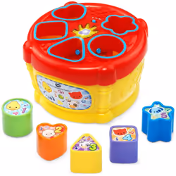 VTech Baby Sort and Discover Drum - Multi-Coloured
