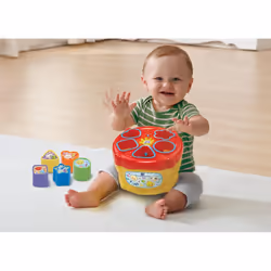 VTech Baby Sort and Discover Drum - Multi-Coloured