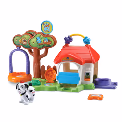 VTech Tut Tut Animo - P'tite Cabane À Surprises (+ Zinzin, Le Chien Coquin), 1 yr(s), Plastic, Multicolour