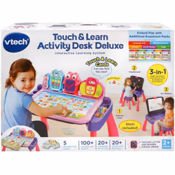 VTech Touch and Learn Activity Desk Deluxe, Pink