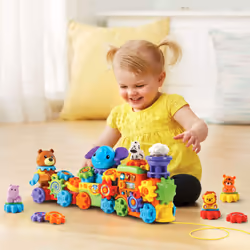 VTech GearZooz Roll & Roar Animal Train Frustration Free Packaging